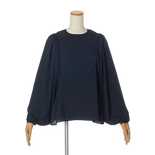 【イーバイエクラ/E by eclat】のボリューム袖ブラウス 人気、トレンドファッション・服の通販 founy(ファニー) 　ファッション　Fashion　レディースファッション　WOMEN　トップス・カットソー　Tops/Tshirt　シャツ/ブラウス　Shirts/Blouses　ギャザー　Gather　シンプル　Simple　無地　Plain Color　other-2|ID: prp329100004020716 ipo3291000000032164150