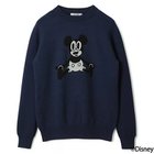 【スローン/SLOANE】の12Gダブルフェイス/MICKEY MOUSE/クルーネック 人気、トレンドファッション・服の通販 founy(ファニー) ファッション Fashion レディースファッション Fashion for Women ジャカード／ジャガード Jacquard, Woven Pattern ダブル Double, Double-Breasted フェイス Face, Facial Design 定番 Standard, Basic Item thumbnail 【HPS別注】ブルー|ID: prp329100004020738 ipo3291000000033140215