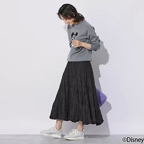 【スローン/SLOANE】の12Gダブルフェイス/MICKEY MOUSE/クルーネック 人気、トレンドファッション・服の通販 founy(ファニー) 　ファッション　Fashion　レディースファッション　Fashion for Women　ジャカード／ジャガード　Jacquard, Woven Pattern　ダブル　Double, Double-Breasted　フェイス　Face, Facial Design　定番　Standard, Basic Item　other-3|ID: prp329100004020738 ipo3291000000033140218