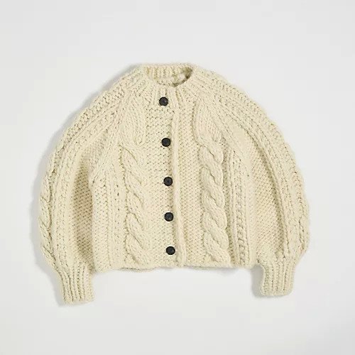 【オブラダ/Oblada】のALAN CARDIGAN インテリア・キッズ・メンズ・レディースファッション・服の通販 founy(ファニー) 　ファッション　Fashion　レディースファッション　WOMEN　トップス・カットソー　Tops/Tshirt　カーディガン　Cardigans　カーディガン　Cardigan　手編み　Hand Knitting　羽織　Haori　アイボリー|ID: prp329100004020780 ipo3291000000026664401