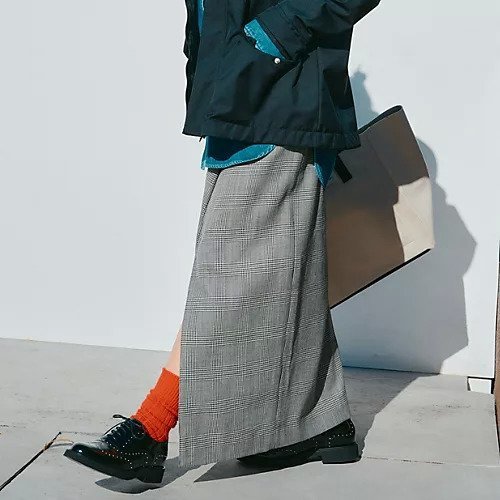 【オブラダ/Oblada】のGABRIEL CHECK SKIRT 人気、トレンドファッション・服の通販 founy(ファニー) 　ファッション　Fashion　レディースファッション　WOMEN　スカート　Skirt　スウェット　Sweat　チェック　Check　マニッシュ　Mannish　ロング　Long　エレガント 上品　Elegant　other-2|ID: prp329100004020800 ipo3291000000031715364