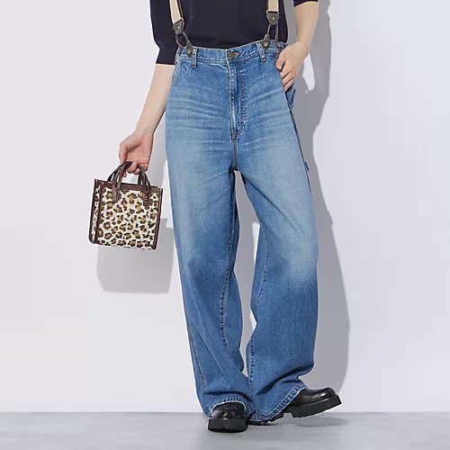 【ブリル/BRILL】のDENIMペインターパンツ インテリア・キッズ・メンズ・レディースファッション・服の通販 founy(ファニー) 　ファッション　Fashion　レディースファッション　Fashion for Women　パンツ　Pants & Trousers　アシンメトリー　Asymmetrical Style　サスペンダー　Suspenders, Braces　ストレート　Straight, Straight Cut　デニム　Denim, Jeans Material　84.BLU|ID: prp329100004020813 ipo3291000000033138364