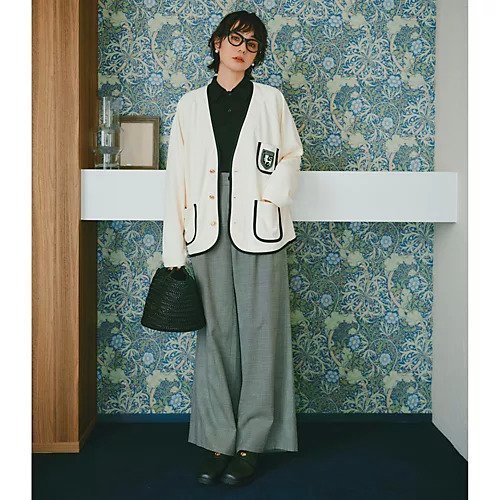 【オブラダ/Oblada】のOFFICER BUGGY CHECK PANTS 人気、トレンドファッション・服の通販 founy(ファニー) 　ファッション　Fashion　レディースファッション　WOMEN　パンツ　Pants　チェック　Check　マニッシュ　Mannish　リラックス　Relax　other-3|ID: prp329100004020819 ipo3291000000031715443