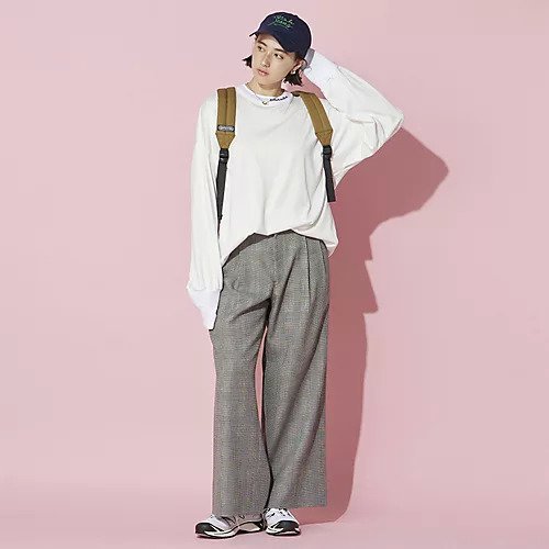 【オブラダ/Oblada】のOFFICER BUGGY CHECK PANTS インテリア・キッズ・メンズ・レディースファッション・服の通販 founy(ファニー) https://founy.com/ ファッション Fashion レディースファッション Fashion for Women パンツ Pants & Trousers チェック Check, Plaid, Tartan マニッシュ Mannish, Boyish リラックス Relax, Relaxed Fit |ID: prp329100004020819 ipo3291000000035211665