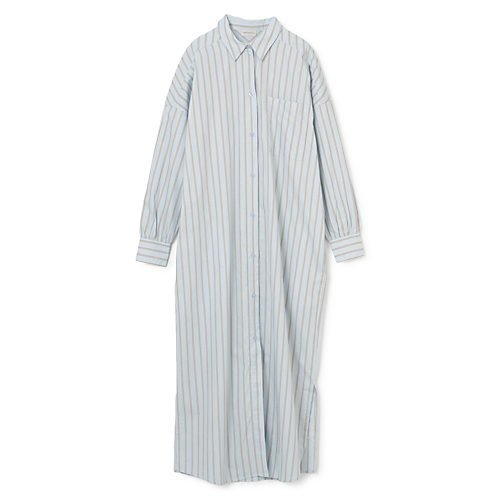 【バイ マレーネ ビルガー/BY MALENE BIRGER】のEINA DRESS SHIRT 人気、トレンドファッション・服の通販 founy(ファニー) 　ファッション　Fashion　レディースファッション　WOMEN　トップス・カットソー　Tops/Tshirt　シャツ/ブラウス　Shirts/Blouses　ワンピース　Dress　ドレス　Party Dresses　ストライプ　Stripe　スリット　Slit　ドレス　Dress　フォルム　Form　洗える　Washable　羽織　Haori　 other-1|ID: prp329100004020837 ipo3291000000027094435