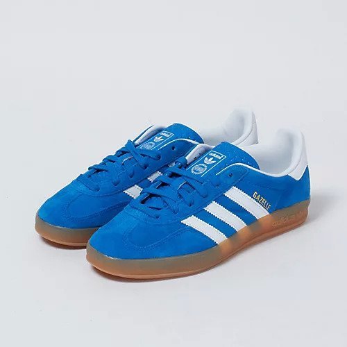 【アディダス オリジナルス/adidas Originals】のGAZELLE INDOOR インテリア・キッズ・メンズ・レディースファッション・服の通販 founy(ファニー) 　ファッション　Fashion　レディースファッション　Fashion for Women　インソール　Shoe Insole　クール　Cool, Chic　ストライプ　Stripe, Striped Pattern　ラバー　Rubber, Rubber Sole　人気　Popular, Best Seller　ブルーバード|ID: prp329100004020968 ipo3291000000032619141