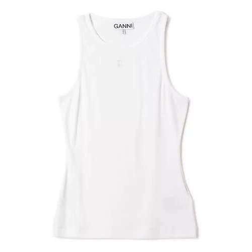 【ガニー/GANNI】のSoft Cotton Rib Tank Top インテリア・キッズ・メンズ・レディースファッション・服の通販 founy(ファニー) https://founy.com/ ファッション Fashion レディースファッション WOMEN ワンピース Dress 2024年 2024 2024-2025秋冬・A/W Aw/Autumn/Winter/Fw/Fall/2024-2025 タンク Tank 洗える Washable |ID: prp329100004021644 ipo3291000000029317558