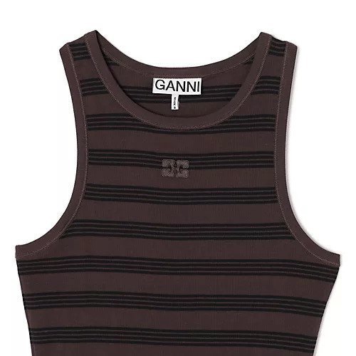 【ガニー/GANNI】のSoft Cotton Rib Tank Top 人気、トレンドファッション・服の通販 founy(ファニー) 　ファッション　Fashion　レディースファッション　Fashion for Women　ワンピース　Dresses　ジャケット　Jacket, Outerwear　タンク　Tank Top, Sleeveless Top　フィット　Fit, Slim Fit　リブニット　Rib Knit, Ribbed Knit　洗える　Machine Washable　other-3|ID: prp329100004021644 ipo3291000000036147122