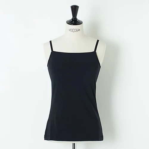 【ブラデリスニューヨークピース/BRADELIS New York peace】の【LEE別注】【洗える】【接触冷感】【吸汗速乾】【UVカット】楽なのに補整!スタイリッシュ綿混ブラキャミ インテリア・キッズ・メンズ・レディースファッション・服の通販 founy(ファニー) 　ファッション　Fashion　レディースファッション　Fashion for Women　トップス・カットソー　Cut & Sew Tops　キャミソール&ノースリーブ　Camisoles & Sleeveless Tops　なめらか　Smooth, Silky Texture　スタイリッシュ　Stylish, Fashionable　パール　Pearl, Pearl Accent　フィット　Fit, Slim Fit　人気　Popular, Best Seller　別注　Limited Edition, Custom Order　定番　Standard, Basic Item　洗える　Machine Washable　ブラック|ID: prp329100004021646 ipo3291000000036491838