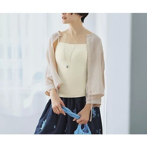 【ブラデリスニューヨークピース/BRADELIS New York peace】の【LEE別注】【洗える】【接触冷感】【吸汗速乾】【UVカット】楽なのに補整!スタイリッシュ綿混ブラキャミ 人気、トレンドファッション・服の通販 founy(ファニー) 　ファッション　Fashion　レディースファッション　Fashion for Women　トップス・カットソー　Cut & Sew Tops　キャミソール&ノースリーブ　Camisoles & Sleeveless Tops　なめらか　Smooth, Silky Texture　スタイリッシュ　Stylish, Fashionable　パール　Pearl, Pearl Accent　フィット　Fit, Slim Fit　人気　Popular, Best Seller　別注　Limited Edition, Custom Order　定番　Standard, Basic Item　洗える　Machine Washable　other-2|ID: prp329100004021646 ipo3291000000036491848