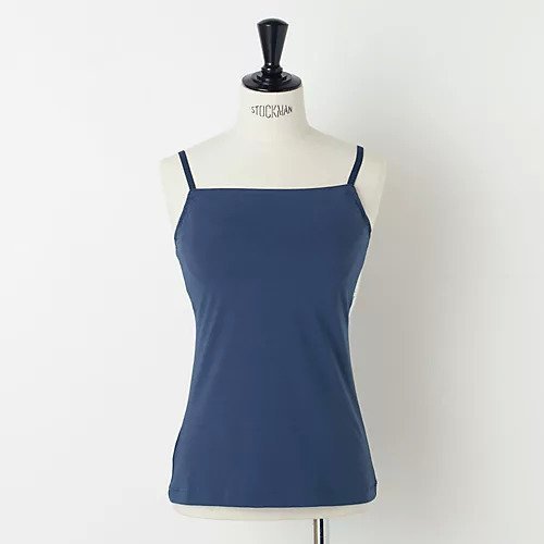 【ブラデリスニューヨークピース/BRADELIS New York peace】の【LEE別注】【洗える】【接触冷感】【吸汗速乾】【UVカット】楽なのに補整!スタイリッシュ綿混ブラキャミ インテリア・キッズ・メンズ・レディースファッション・服の通販 founy(ファウニー) 　ファッション　Fashion　レディースファッション　Fashion for Women　トップス・カットソー　Cut & Sew Tops　キャミソール&ノースリーブ　Camisoles & Sleeveless Tops　なめらか　Smooth, Silky Texture　スタイリッシュ　Stylish, Fashionable　パール　Pearl, Pearl Accent　フィット　Fit, Slim Fit　人気　Popular, Best Seller　別注　Limited Edition, Custom Order　定番　Standard, Basic Item　洗える　Machine Washable　インクブルー|ID: prp329100004021646 ipo3291000000037244886