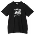 【ガニー/GANNI】のThin Jersey Puppy Love Relaxed T-shirt Black|ID: prp329100004021658 ipo3291000000026677034