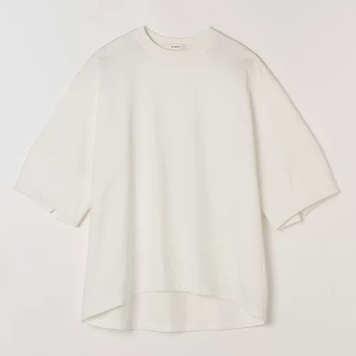 【チノ/CINOH】のREFINA RELAX T-SHIRT インテリア・キッズ・メンズ・レディースファッション・服の通販 founy(ファニー) 　ファッション　Fashion　レディースファッション　WOMEN　トップス・カットソー　Tops/Tshirt　シャツ/ブラウス　Shirts/Blouses　ロング / Tシャツ　T-Shirts　2024年　2024　2024-2025秋冬・A/W　Aw/Autumn/Winter/Fw/Fall/2024-2025　カットソー　Cut And Sew　シェイプ　Shape　ドレス　Dress　パターン　Pattern　エレガント 上品　Elegant　定番　Standard　洗える　Washable　OFF WHITE|ID: prp329100004021665 ipo3291000000029317665