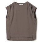 【スアデオ/suadeo】の肩ギャザーフレンチスリーブTシャツ ブラウン|ID:prp329100004021671