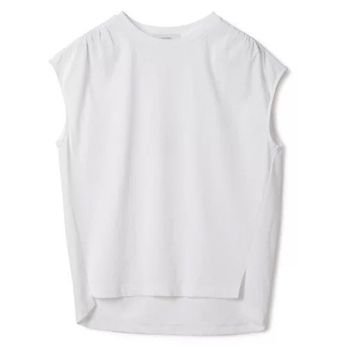 【スアデオ/suadeo】の肩ギャザーフレンチスリーブTシャツ インテリア・キッズ・メンズ・レディースファッション・服の通販 founy(ファニー) 　ファッション　Fashion　レディースファッション　Fashion for Women　トップス・カットソー　Cut & Sew Tops　シャツ・ブラウス・オフィスカジュアル　Elegant Blouses & Button-Ups　ロングTシャツ・Tシャツ　Longline T-Shirts & Tees　ヴィンテージ　Vintage Style　洗える　Machine Washable　ギャザー　Gathered, Ruffled　ビンテージ　Vintage, Retro Style　ホワイト|ID: prp329100004021671 ipo3291000000035423321