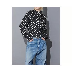 【トーガ プルラ/TOGA PULLA】のDot print blouse 人気、トレンドファッション・服の通販 founy(ファニー) ファッション Fashion レディースファッション WOMEN 2024年 2024 2024-2025秋冬・A/W Aw/Autumn/Winter/Fw/Fall/2024-2025 スカーフ Scarf ドット Dot ドレープ Drape プリント Print ランダム Random エレガント 上品 Elegant |ID:prp329100004021682