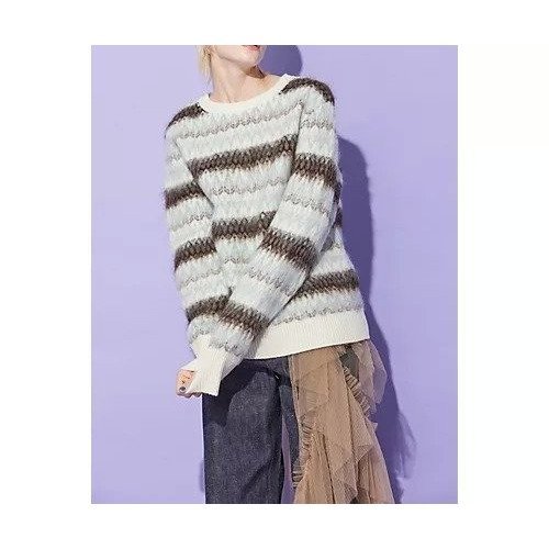 【ペレック/pelleq】のjacquard knit jumper 人気、トレンドファッション・服の通販 founy(ファニー) 　ファッション　Fashion　レディースファッション　WOMEN　トップス・カットソー　Tops/Tshirt　ニット　Knit Tops　2024年　2024　2024-2025秋冬・A/W　Aw/Autumn/Winter/Fw/Fall/2024-2025　おすすめ　Recommend　モヘア　Mohair　 other-1|ID: prp329100004021692 ipo3291000000026677151