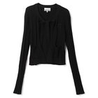 【ガニー/GANNI】のLight Viscose Rib Cardigan Black|ID: prp329100004021711 ipo3291000000026677215