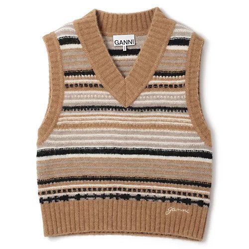 【ガニー/GANNI】のSoft Wool Stripe Vest インテリア・キッズ・メンズ・レディースファッション・服の通販 founy(ファニー) https://founy.com/ ファッション Fashion レディースファッション WOMEN アウター Coat Outerwear トップス・カットソー Tops/Tshirt ベスト/ジレ Gilets/Vests 2024年 2024 2024-2025秋冬・A/W Aw/Autumn/Winter/Fw/Fall/2024-2025 ストライプ Stripe ベスト Vest |ID: prp329100004021724 ipo3291000000029789610