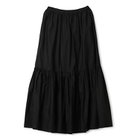 【ガニー/GANNI】のCotton Poplin Maxi Flounce Skirt Black|ID: prp329100004021732 ipo3291000000026677327