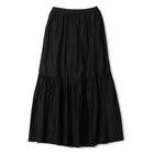 【ガニー/GANNI】のCotton Poplin Maxi Flounce Skirt Black|ID: prp329100004021732 ipo3291000000029318063