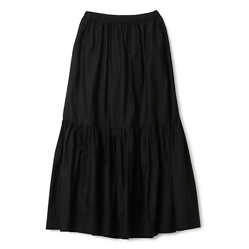 【ガニー/GANNI】のCotton Poplin Maxi Flounce Skirt 人気、トレンドファッション・服の通販 founy(ファニー) 　ファッション　Fashion　レディースファッション　WOMEN　スカート　Skirt　2024年　2024　2024-2025秋冬・A/W　Aw/Autumn/Winter/Fw/Fall/2024-2025　ギャザー　Gather　マキシ　Maxi　今季　This Season　洗える　Washable　 other-1|ID: prp329100004021732 ipo3291000000032347454