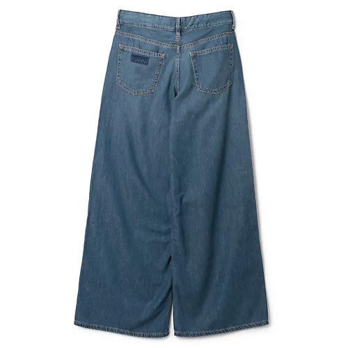 【ガニー/GANNI】のLight Denim Wide Jeans 人気、トレンドファッション・服の通販 founy(ファニー) 　ファッション　Fashion　レディースファッション　WOMEN　2024年　2024　2024-2025秋冬・A/W　Aw/Autumn/Winter/Fw/Fall/2024-2025　デニム　Denim　パッチ　Patch　フロント　Front　ポケット　Pocket　ロング　Long　ワイド　Wide　洗える　Washable　other-2|ID: prp329100004021763 ipo3291000000031299850