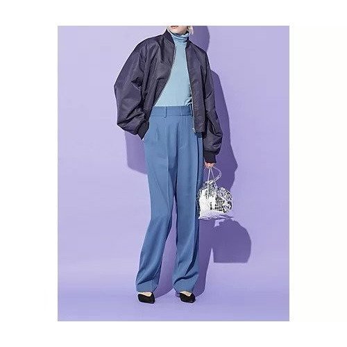 【チノ/CINOH】のWOOL TWO TUCK PANTS インテリア・キッズ・メンズ・レディースファッション・服の通販 founy(ファニー) 　ファッション　Fashion　レディースファッション　WOMEN　パンツ　Pants　2024年　2024　2024-2025秋冬・A/W　Aw/Autumn/Winter/Fw/Fall/2024-2025　リラックス　Relax　ワイド　Wide　BLUE|ID: prp329100004021776 ipo3291000000029789670
