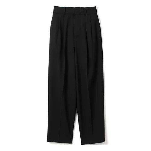 【チノ/CINOH】のWOOL TWO TUCK PANTS インテリア・キッズ・メンズ・レディースファッション・服の通販 founy(ファニー) 　ファッション　Fashion　レディースファッション　WOMEN　パンツ　Pants　2024年　2024　2024-2025秋冬・A/W　Aw/Autumn/Winter/Fw/Fall/2024-2025　リラックス　Relax　ワイド　Wide　BLACK|ID: prp329100004021776 ipo3291000000029789671