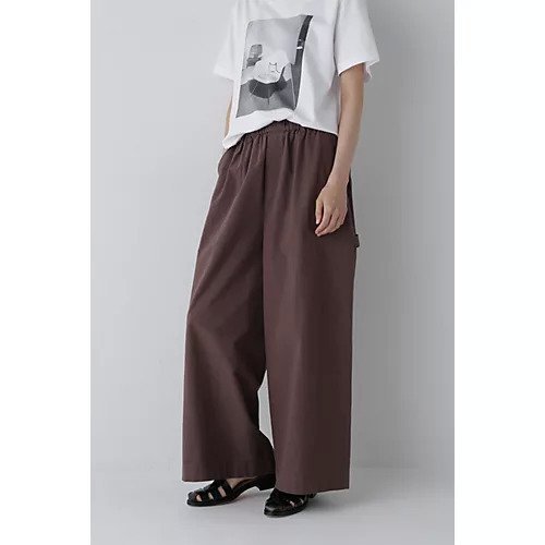 【ヒューマンウーマン/HUMAN WOMAN】の綿麻ウェザー近江晒ワイドパンツ 人気、トレンドファッション・服の通販 founy(ファニー) 　ファッション　Fashion　レディースファッション　Fashion for Women　パンツ　Pants & Trousers　おすすめ　Recommended / Our Picks　サマー　Summer, Summer Style　スタンダード　Standard, Basic　ワイド　Wide, Wide Fit　 other-1|ID: prp329100004021803 ipo3291000000032662705