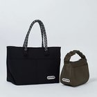 【アウトドアプロダクツ/OUTDOOR PRODUCTS】の【LEE別注】トートバッグ&保冷バッグ2個セット 人気、トレンドファッション・服の通販 founy(ファニー) ファッション Fashion レディースファッション WOMEN バッグ Bag エレガント 上品 Elegant フェミニン Feminine 別注 Special Order thumbnail ブラック&#215;カーキ|ID: prp329100004021817 ipo3291000000026677831