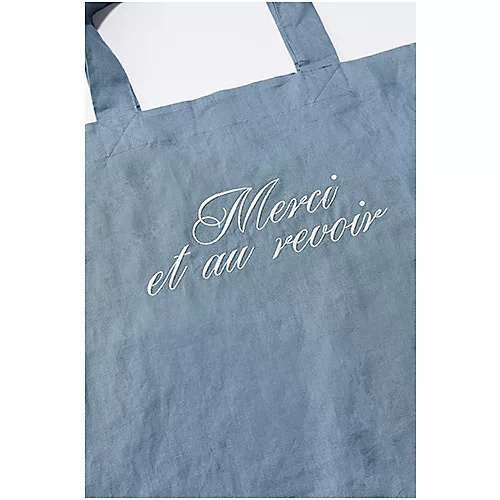 【トゥエルブクローゼット/12closet】の「Merci et au revoir」ヨーロピアンリネンの刺しゅう入りバッグ 人気、トレンドファッション・服の通販 founy(ファニー) 　ファッション　Fashion　レディースファッション　Fashion for Women　バッグ　Bags　オレンジ　Orange　フレンチ　French, French Style　リネン　Linen, Linen Fabric　エレガント 上品　Elegant　other-2|ID: prp329100004021820 ipo3291000000034942304