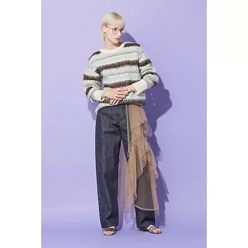 【ペレック/pelleq】のsuvin gold wide denim 人気、トレンドファッション・服の通販 founy(ファニー) 　ファッション　Fashion　レディースファッション　WOMEN　2024年　2024　2024-2025秋冬・A/W　Aw/Autumn/Winter/Fw/Fall/2024-2025　スタンダード　Standard　デニム　Denim　other-2|ID: prp329100004021853 ipo3291000000031299993