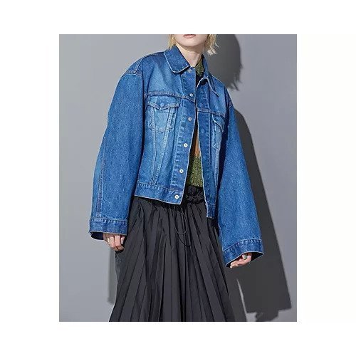 【トーガ トゥ/TOGA TOO】のDenim jacket インテリア・キッズ・メンズ・レディースファッション・服の通販 founy(ファニー) https://founy.com/ ファッション Fashion レディースファッション WOMEN アウター Coat Outerwear ジャケット Jackets 2024年 2024 2024-2025秋冬・A/W Aw/Autumn/Winter/Fw/Fall/2024-2025 ジャケット Jacket デニム Denim フレア Flare ヴィンテージ Vintage |ID: prp329100004021854 ipo3291000000026678112