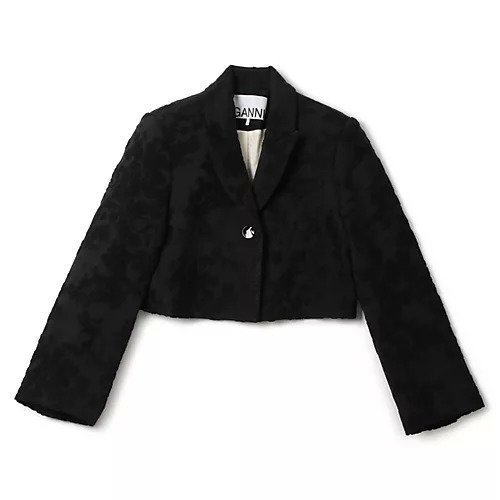【ガニー/GANNI】のBoucle Jacquard Suiting Cropped Blazer インテリア・キッズ・メンズ・レディースファッション・服の通販 founy(ファニー) https://founy.com/ ファッション Fashion レディースファッション WOMEN 2024年 2024 2024-2025秋冬・A/W Aw/Autumn/Winter/Fw/Fall/2024-2025 ショート Short ジャカード Jacquard ジャケット Jacket セットアップ Set Up マーブル Marble ミニスカート Mini Skirt |ID: prp329100004021868 ipo3291000000030971593