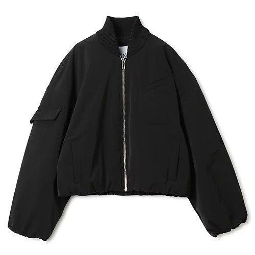 【ガニー/GANNI】のLight Twill Oversized Short Bomber Jacket インテリア・キッズ・メンズ・レディースファッション・服の通販 founy(ファニー) https://founy.com/ ファッション Fashion レディースファッション WOMEN アウター Coat Outerwear ジャケット Jackets 2024年 2024 2024-2025秋冬・A/W Aw/Autumn/Winter/Fw/Fall/2024-2025 コンパクト Compact ショルダー Shoulder ドロップ Drop バランス Balance フラップ Flap ポケット Pocket ロング Long 軽量 Lightweight |ID: prp329100004021869 ipo3291000000026678147