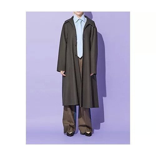 【エムティーモデリスト/mtmodelist】のリバーメルトンボリュームコート インテリア・キッズ・メンズ・レディースファッション・服の通販 founy(ファニー) https://founy.com/ ファッション Fashion レディースファッション WOMEN アウター Coat Outerwear コート Coats 2024年 2024 2024-2025秋冬・A/W Aw/Autumn/Winter/Fw/Fall/2024-2025 ベビー Baby メルトン Melton |ID: prp329100004021877 ipo3291000000030953162