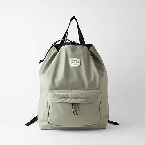 【グリーンレーベル リラクシング / ユナイテッドアローズ/green label relaxing / UNITED ARROWS】の【別注】バックパック インテリア・キッズ・メンズ・レディースファッション・服の通販 founy(ファニー) 　ファッション　Fashion　レディースファッション　WOMEN　バッグ　Bag　おすすめ　Recommend　サテン　Satin　フォルム　Form　ポケット　Pocket　別注　Special Order　巾着　Purse　LT.GRAY|ID: prp329100004024530 ipo3291000000026704958