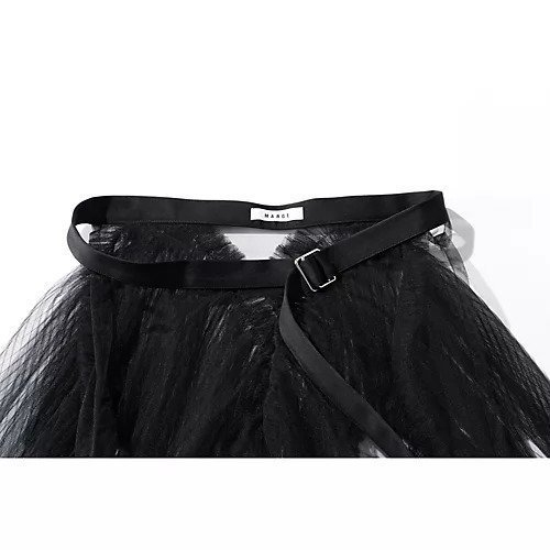 【マージ/MARGE】のPleated tulle wrap skirt 人気、トレンドファッション・服の通販 founy(ファニー)  ファッション Fashion レディースファッション Fashion for Women スカート Skirts スクエア Square, Square Shape チュール Tulip, Tulip Motif プリーツ Pleats, Pleated ラップ Wrap, Wrap Design other-2|ID: prp329100004026228 ipo3291000000034365800