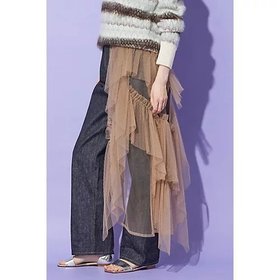【マージ/MARGE】のPleated tulle wrap skirt 人気、トレンドファッション・服の通販 founy(ファニー) ファッション Fashion レディースファッション Fashion for Women スカート Skirts スクエア Square, Square Shape チュール Tulip, Tulip Motif プリーツ Pleats, Pleated ラップ Wrap, Wrap Design |ID:prp329100004026228