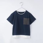 【ザ ショップ ティーケー/THE SHOP TK / KIDS】の【110-160/6色展開】配色ポケットTEE 人気、トレンドファッション・服の通販 founy(ファニー) ファッション Fashion キッズファッション KIDS おすすめ Recommend シンプル Simple スマート Smart ポケット Pocket thumbnail ネイビー|ID: prp329100004026307 ipo3291000000027230705