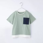 【ザ ショップ ティーケー/THE SHOP TK / KIDS】の【110-160】配色ポケットTEE ミントグリーン|ID: prp329100004026307 ipo3291000000027230709