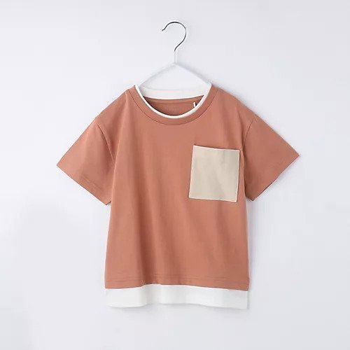 【ザ ショップ ティーケー/THE SHOP TK / KIDS】の【110-160/6色展開】配色ポケットTEE インテリア・キッズ・メンズ・レディースファッション・服の通販 founy(ファニー) 　ファッション　Fashion　キッズファッション　KIDS　おすすめ　Recommend　シンプル　Simple　スマート　Smart　ポケット　Pocket　オレンジ|ID: prp329100004026307 ipo3291000000027230710