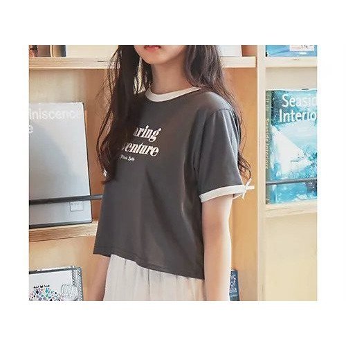 【ピンク ラテ/PINK-latte / KIDS】の【130cmあり】フロントロゴ袖リボンリンガーTシャツ インテリア・キッズ・メンズ・レディースファッション・服の通販 founy(ファニー) 　ファッション　Fashion　キッズファッション　KIDS　おすすめ　Recommend　カーゴパンツ　Cargo Pants　ガーリー　Girly　コンパクト　Compact　シンプル　Simple　デニム　Denim　パイピング　Piping　フェミニン　Feminine　フレア　Flare　フロント　Front　プリント　Print　リボン　Ribbon　ワンポイント　One Point　チャコールグレー|ID: prp329100004027314 ipo3291000000029585850