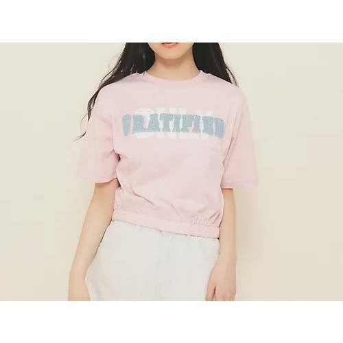 【ピンク ラテ/PINK-latte / KIDS】の【130cmあり】バルーンデニムロゴTシャツ インテリア・キッズ・メンズ・レディースファッション・服の通販 founy(ファニー) https://founy.com/ ファッション Fashion キッズファッション KIDS 2024年 2024 2024-2025秋冬・A/W Aw/Autumn/Winter/Fw/Fall/2024-2025 おすすめ Recommend クロップド Cropped シンプル Simple デニム Denim トレンド Trend バルーン Balloon プリント Print ボトム Bottom |ID: prp329100004027315 ipo3291000000029585859