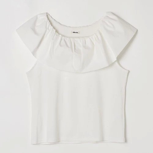 【オブラダ/Oblada】のELIZABETH インテリア・キッズ・メンズ・レディースファッション・服の通販 founy(ファニー) 　ファッション　Fashion　レディースファッション　WOMEN　カットソー　Cut And Sew　カーゴパンツ　Cargo Pants　デニム　Denim　ドッキング　Docking　ノースリーブ　No Sleeve　夏　Summer　洗える　Washable　WHITE|ID: prp329100004028075 ipo3291000000031714403