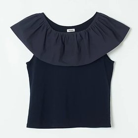 【オブラダ/Oblada】 ELIZABETH人気、トレンドファッション・服の通販 founy(ファニー) ファッション Fashion レディースファッション Fashion for Women カットソー Cut and Sewn Top カーゴパンツ Cargo Pants, Utility Pants デニム Denim, Jeans Material ドッキング Docking, Mixed Material ノースリーブ Sleeveless, No-Sleeve 夏 Summer 洗える Machine Washable |ID:prp329100004028075