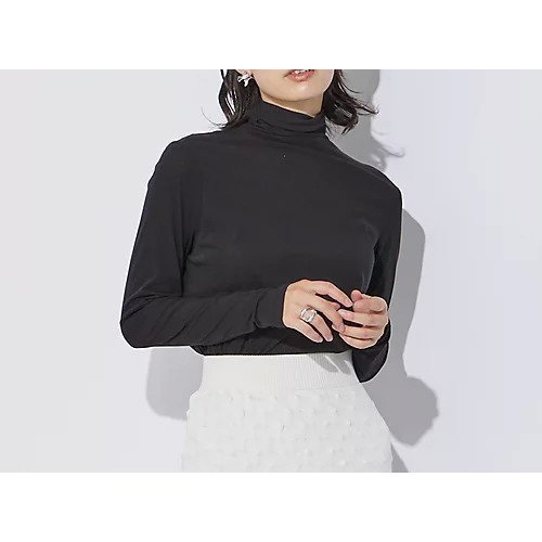 【フィーロビアンコウノ/FIRO BIANCO UNO】の80/1ハイブリットラマ タートル インテリア・キッズ・メンズ・レディースファッション・服の通販 founy(ファニー) 　ファッション　Fashion　レディースファッション　Fashion for Women　おすすめ　Recommended / Our Picks　とろみ　Fluid, Flowy Fabric　タートル　Turtleneck, Turtle Collar　旅行　Travel　洗える　Machine Washable　BLACK|ID: prp329100004028076 ipo3291000000033139648