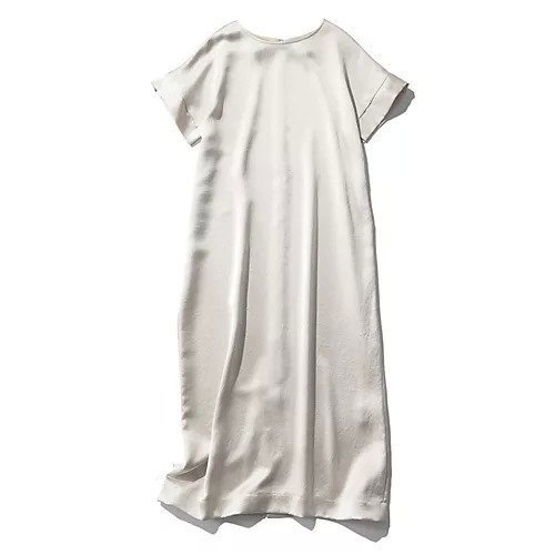 【エムセブンデイズ/M7days】のサテンコクーンワンピース インテリア・キッズ・メンズ・レディースファッション・服の通販 founy(ファニー) ファッション Fashion レディースファッション Fashion for Women ワンピース Dresses サテン Satin, Glossy Fabric スリット Slit, Slit Detail ペチコート Petticoat, Underskirt ヴィンテージ Vintage Style 洗える Machine Washable アイボリー|ID: prp329100004029622 ipo3291000000034758007