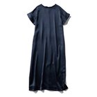 【エムセブンデイズ/M7days】のサテンコクーンワンピース ネイビー|ID: prp329100004029622 ipo3291000000034942179